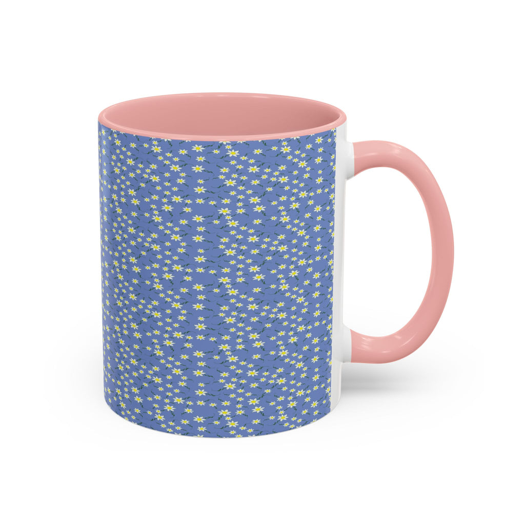 Mini Daisy Dot Pattern Mug | Accent Coffee Mug 11oz