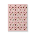 Pink Floral Pattern Softcover Journal | Rose Motif Notebook