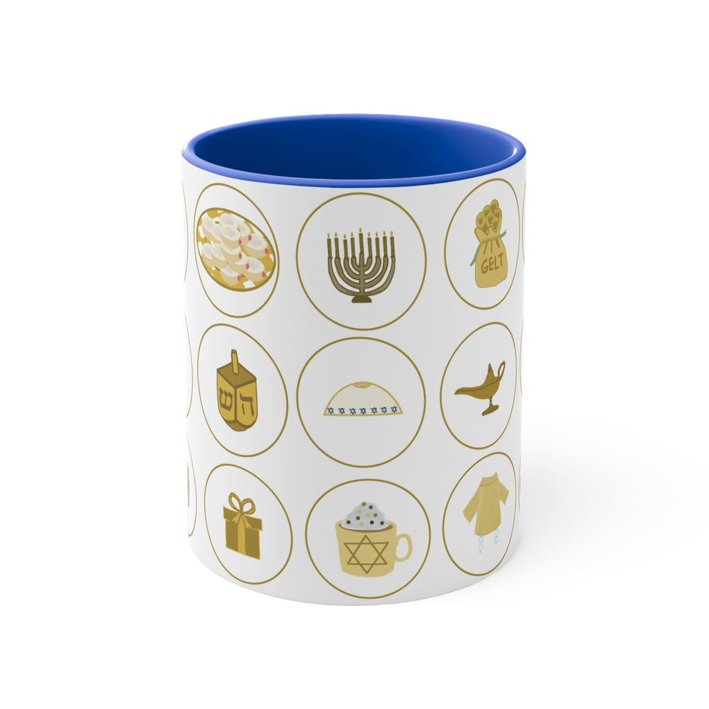 Chanukah themed mug.