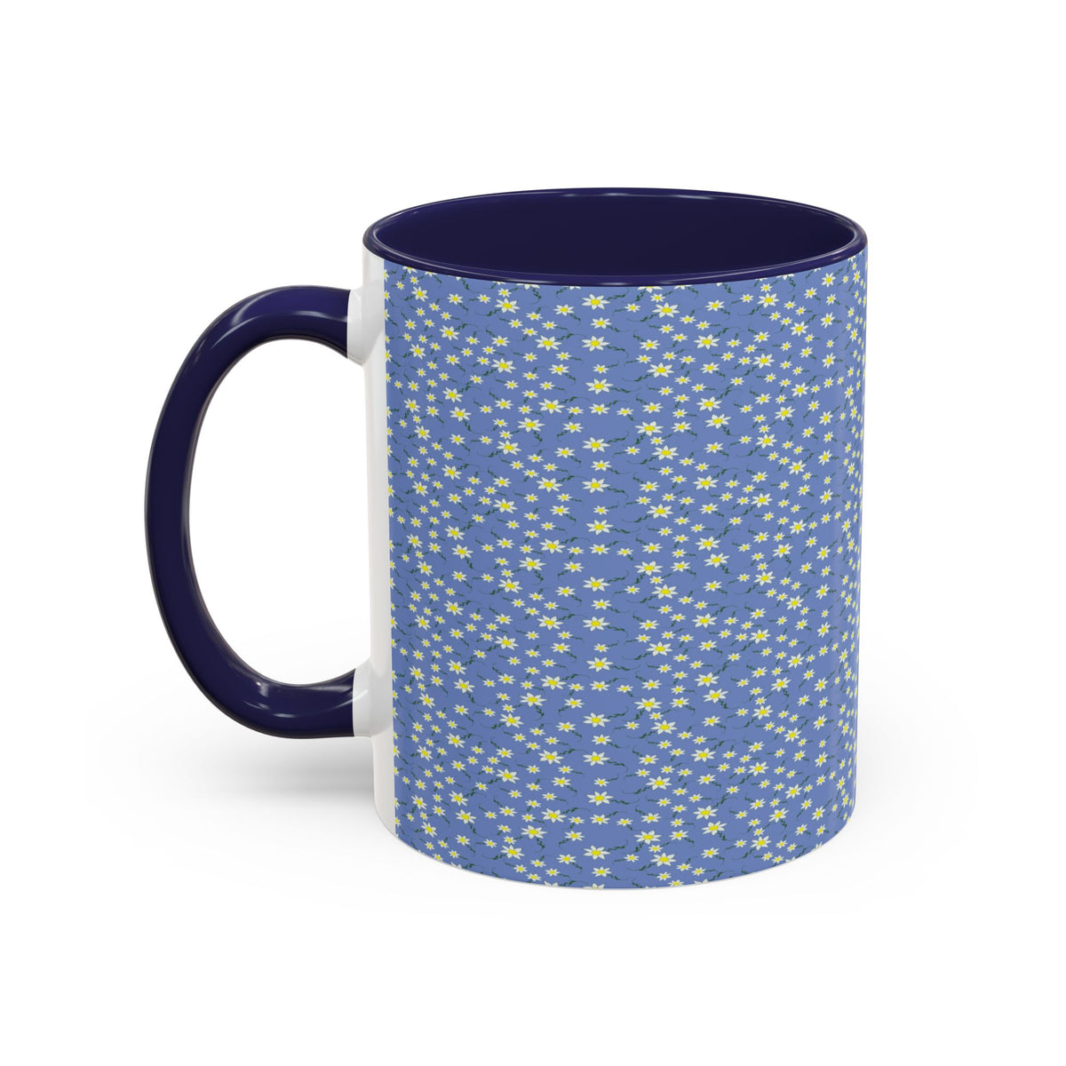 Mini Daisy Dot Pattern Mug | Accent Coffee Mug 11oz