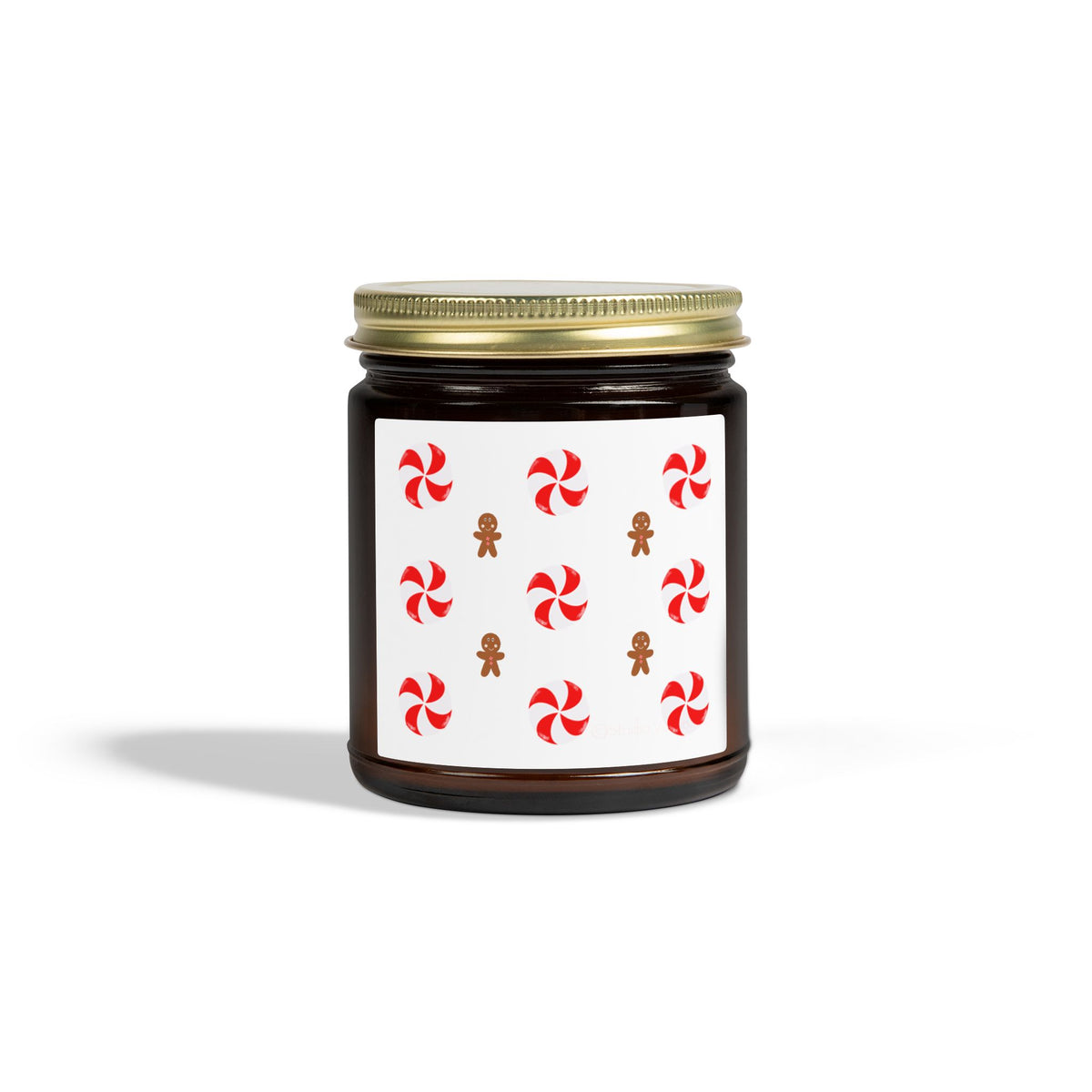 Peppermint Swirl & Gingerbread Candles Scented Candle