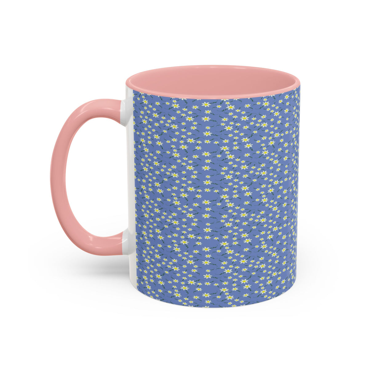 Mini Daisy Dot Pattern Mug | Accent Coffee Mug 11oz