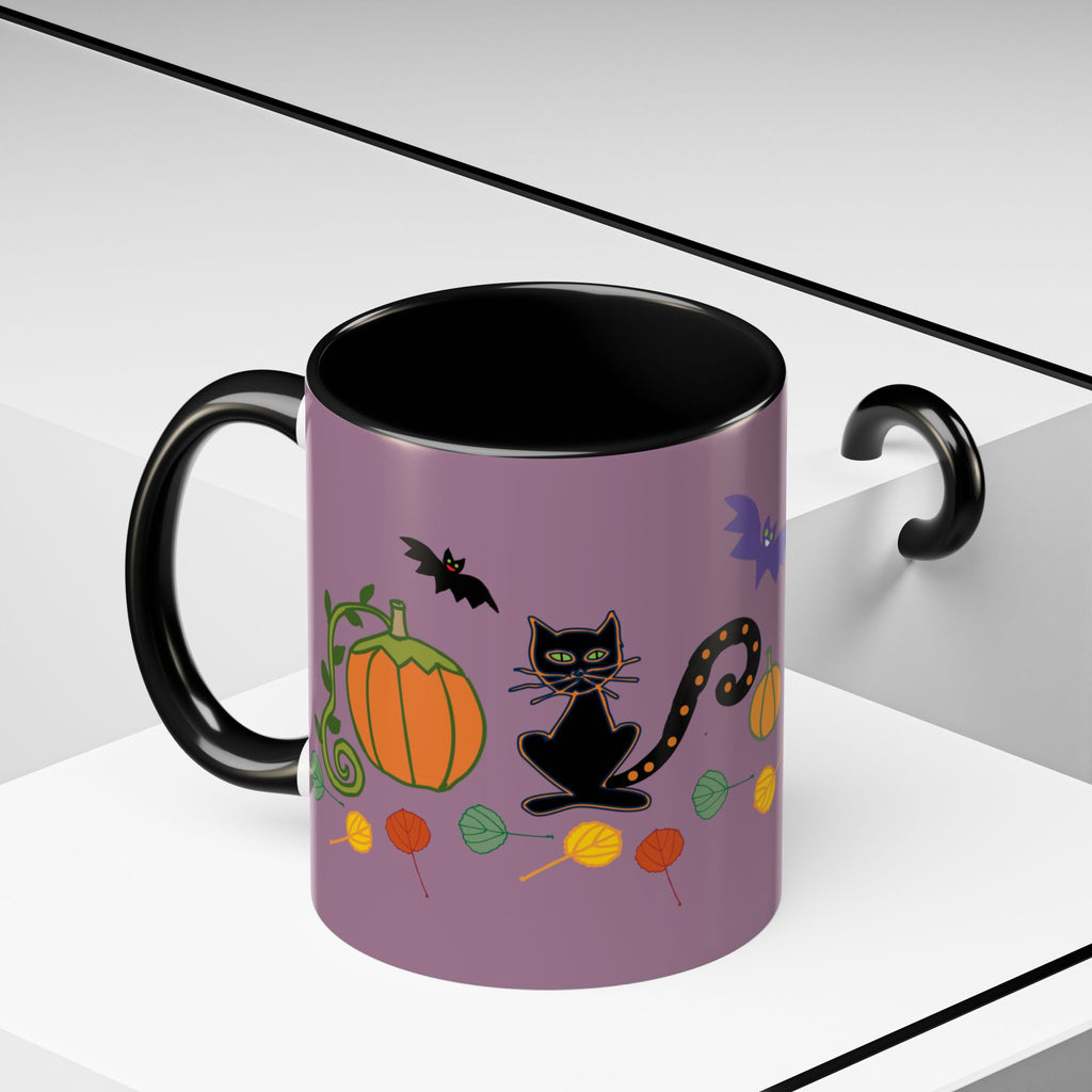 Halloween coffee Mug 11, oz in Purple!