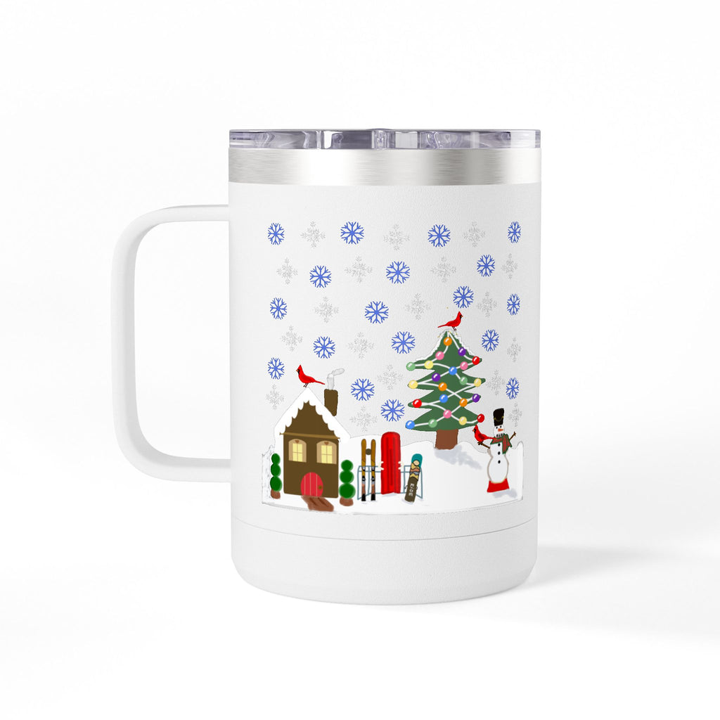 Travel Holiday themed Coffee Mug Tumbler, 15oz