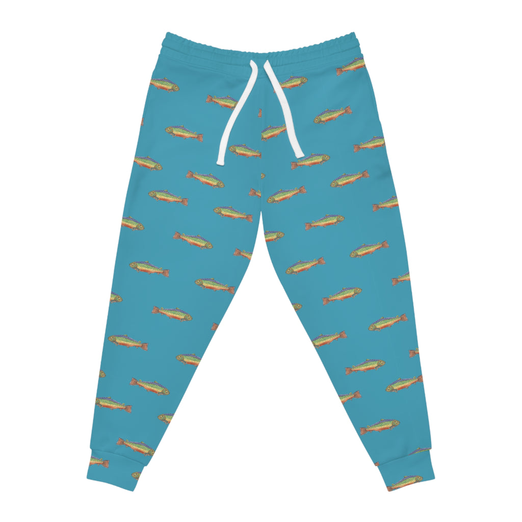 Trout patterned sweat pants