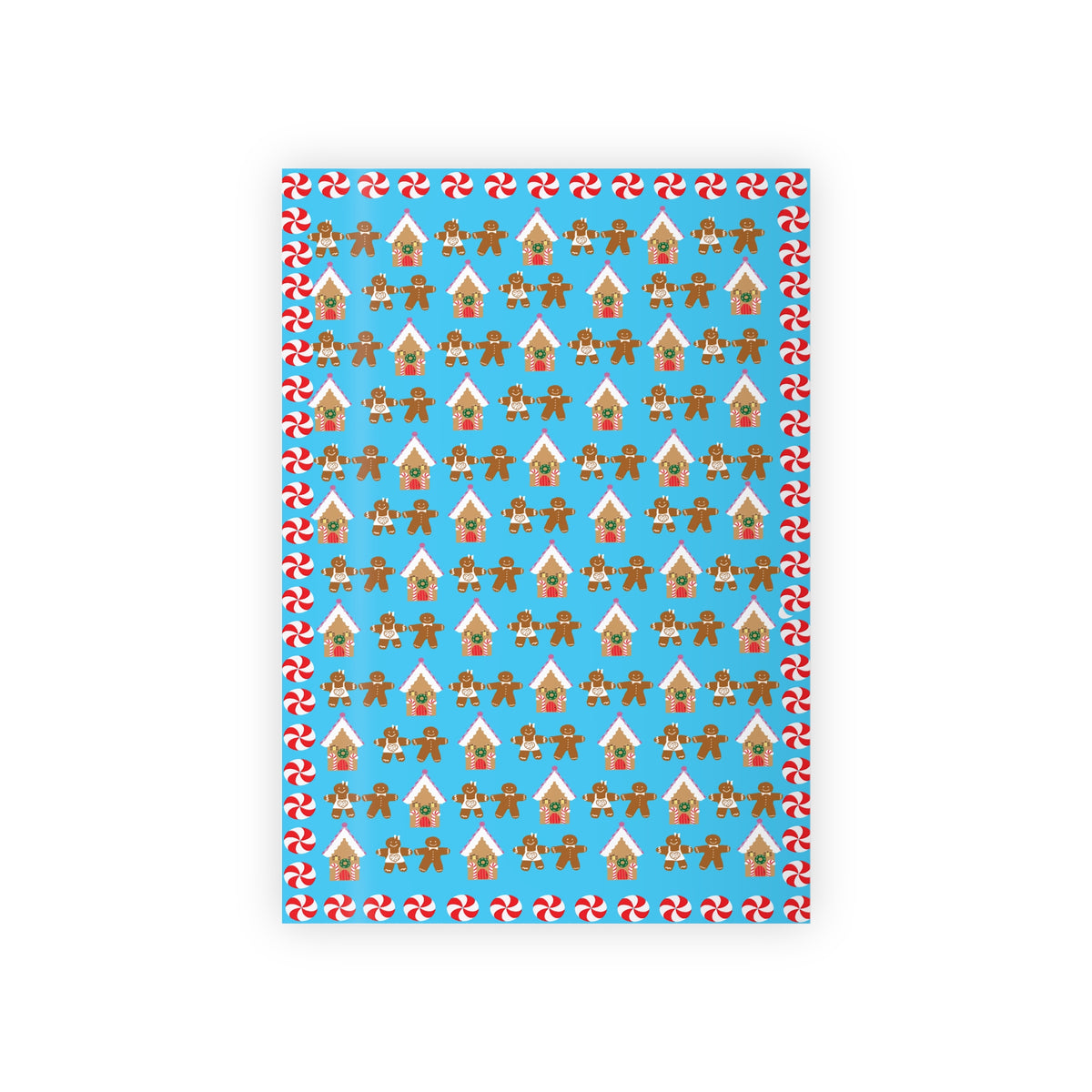 Christmas Gingerbread House Gift Wrapping Paper Roll