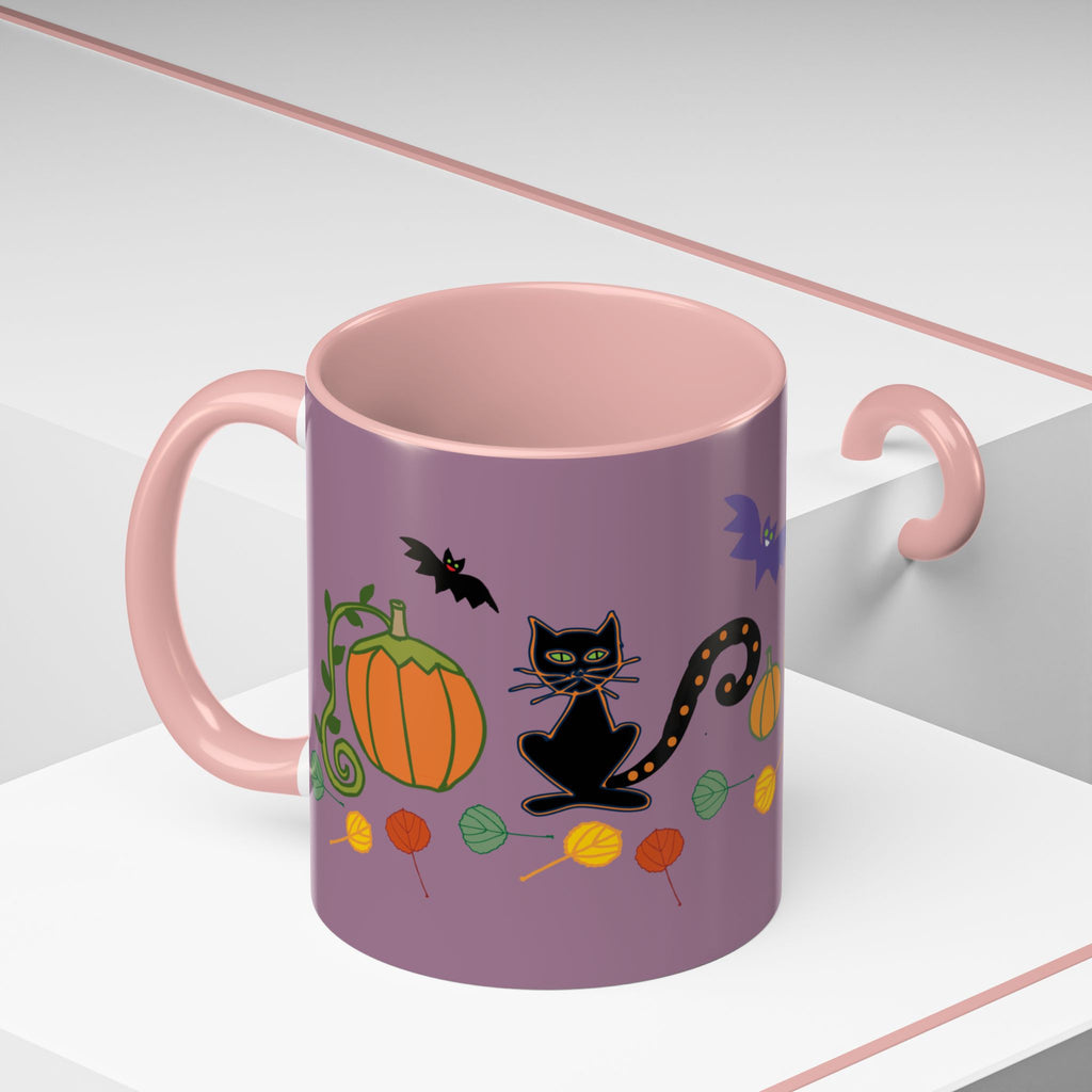 Halloween coffee Mug 11, oz in Purple!