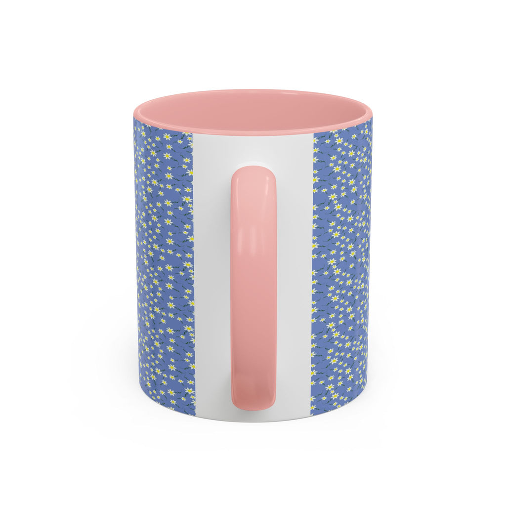 Mini Daisy Dot Pattern Mug | Accent Coffee Mug 11oz