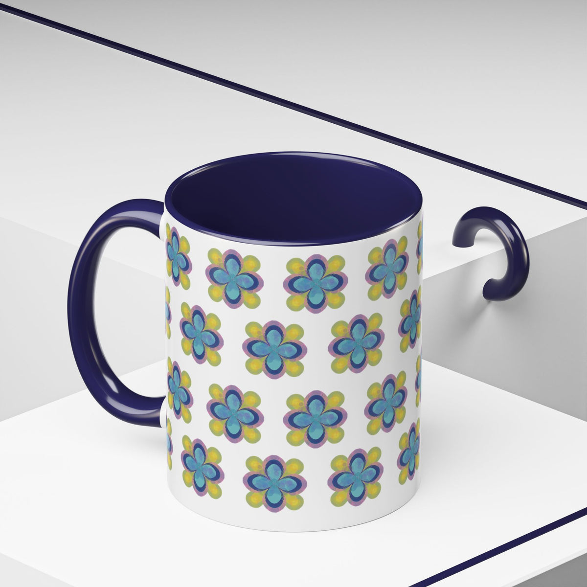 Floral  Mug | Accent Coffee Mug 11oz