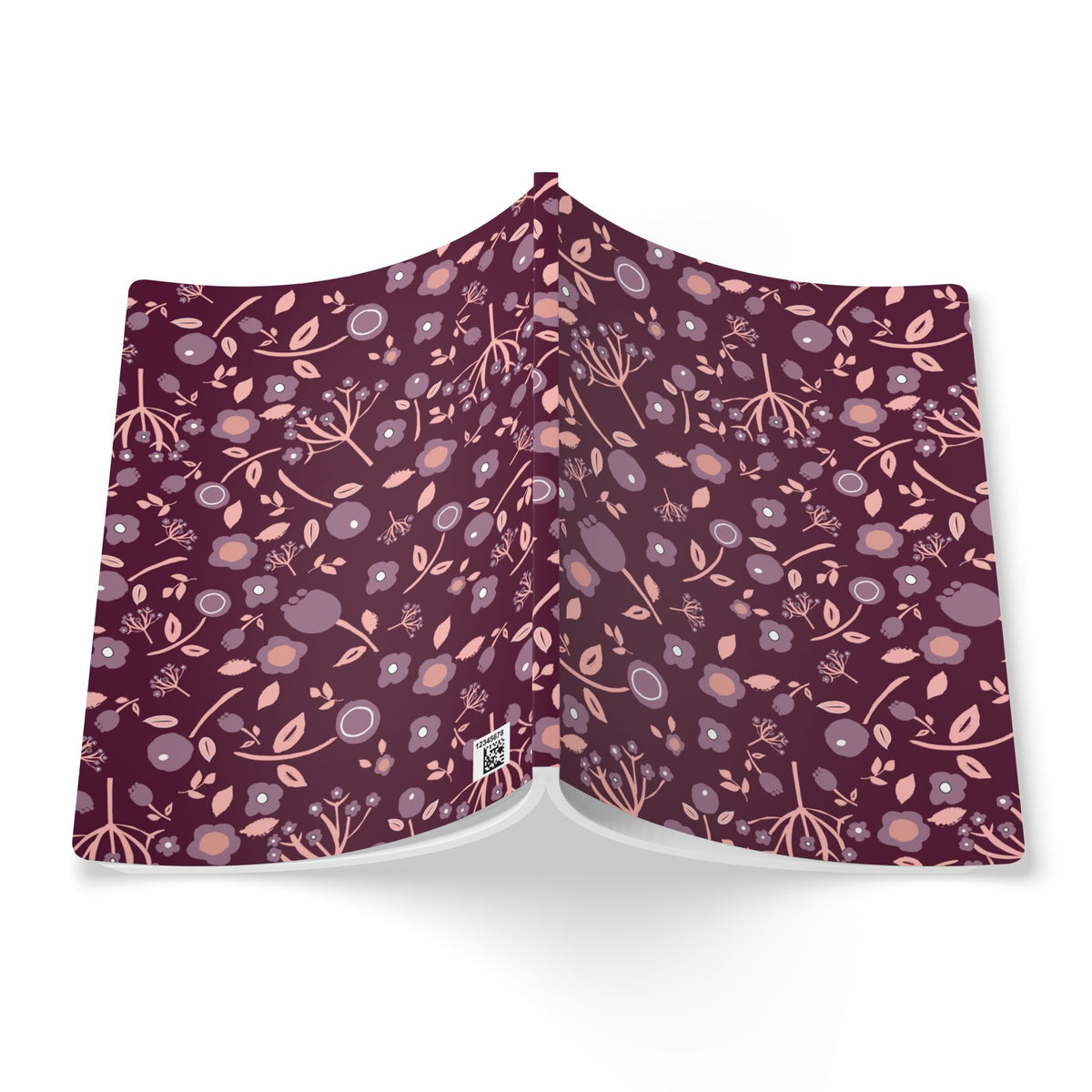 Wild flower floral Softcover Journal (with Inside Prints)