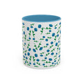 Blueberry pattern hand designed  mug
