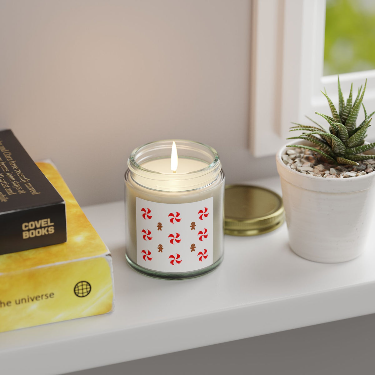Peppermint Swirl & Gingerbread Candles Scented Candle