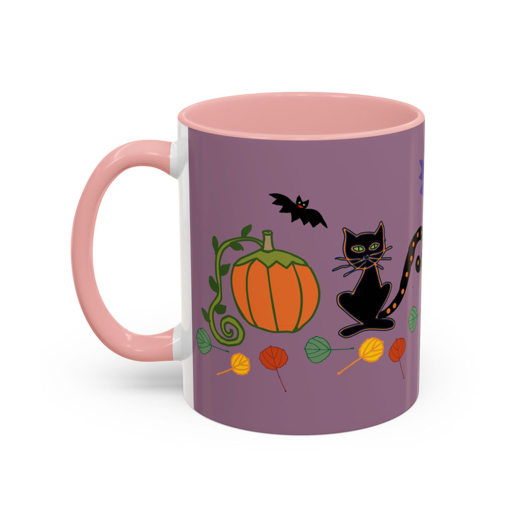 Halloween coffee Mug 11, oz in Purple!