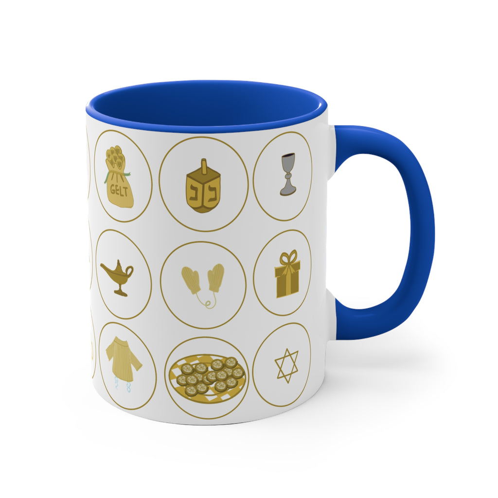 Chanukah themed mug.
