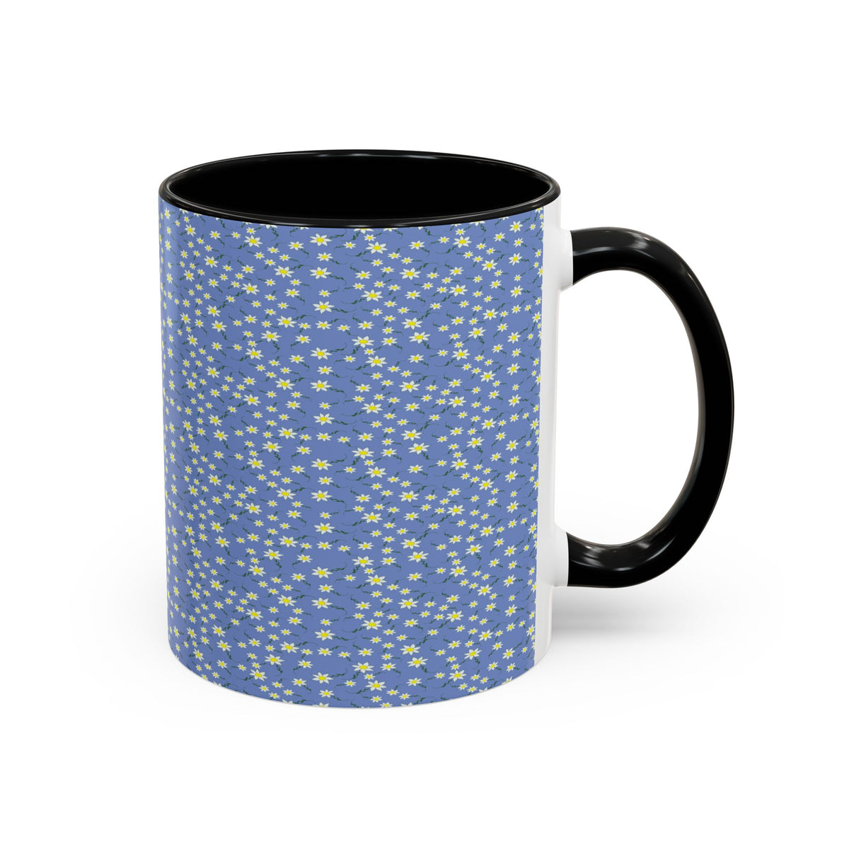 Mini Daisy Dot Pattern Mug | Accent Coffee Mug 11oz