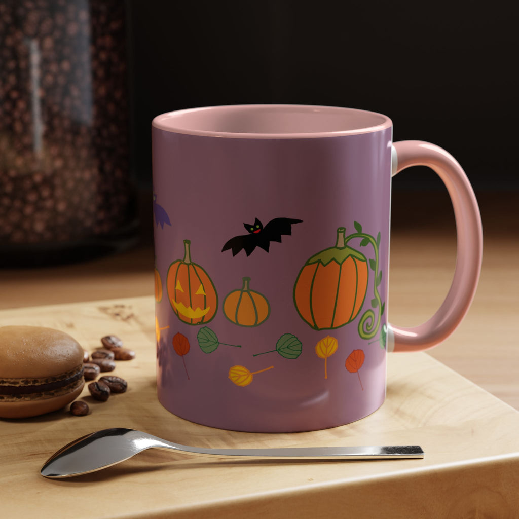 Halloween coffee Mug 11, oz in Purple!