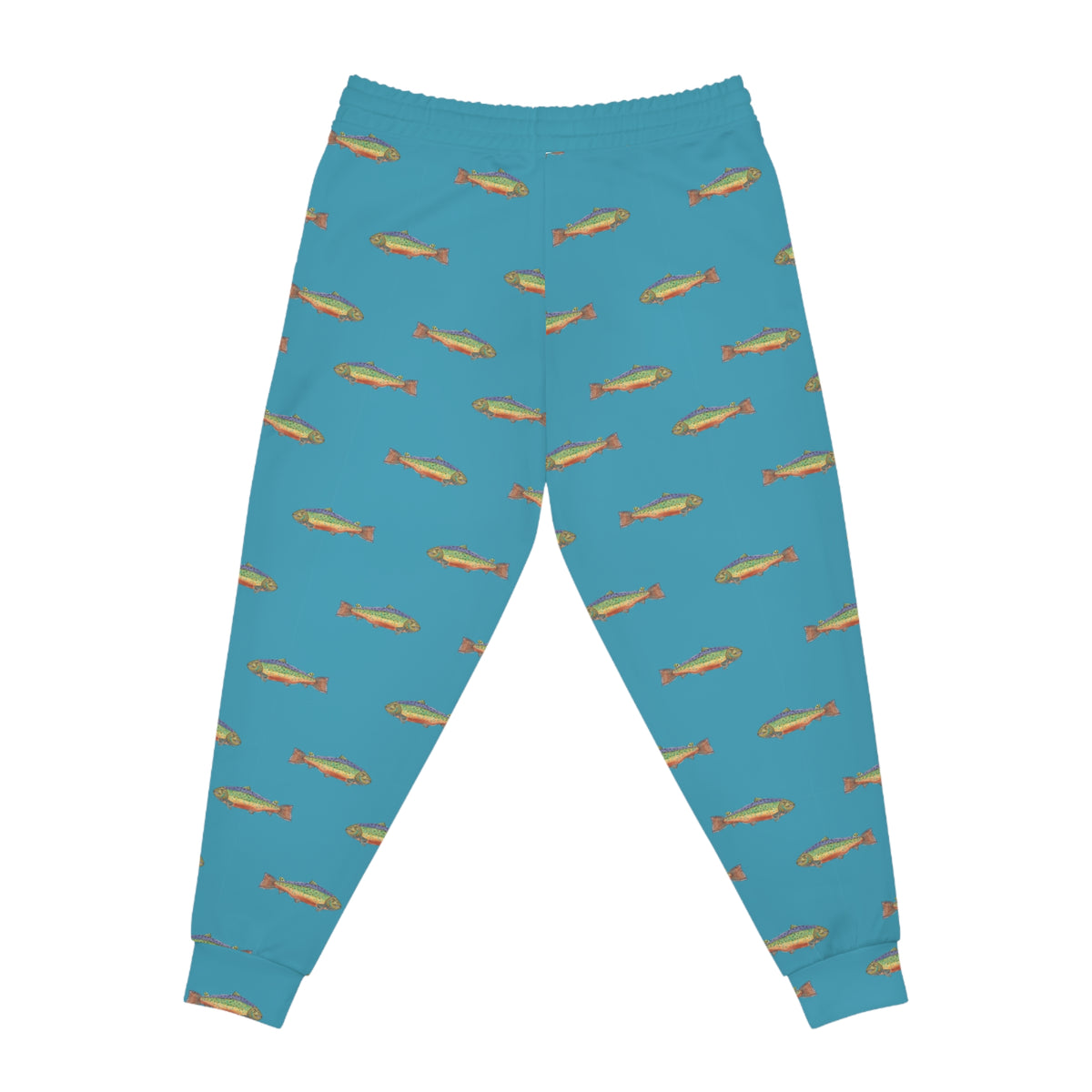 Trout patterned sweat pants