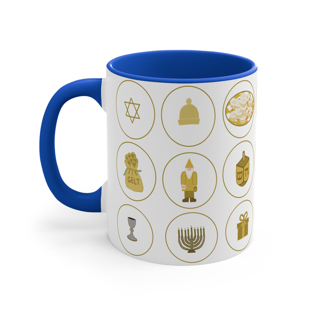 Chanukah themed mug.