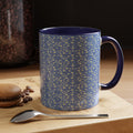 Mini Daisy Dot Pattern Mug | Accent Coffee Mug 11oz