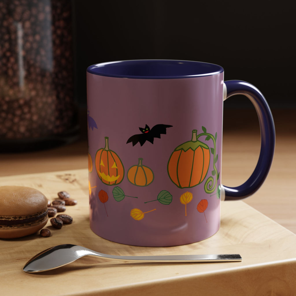 Halloween coffee Mug 11, oz in Purple!