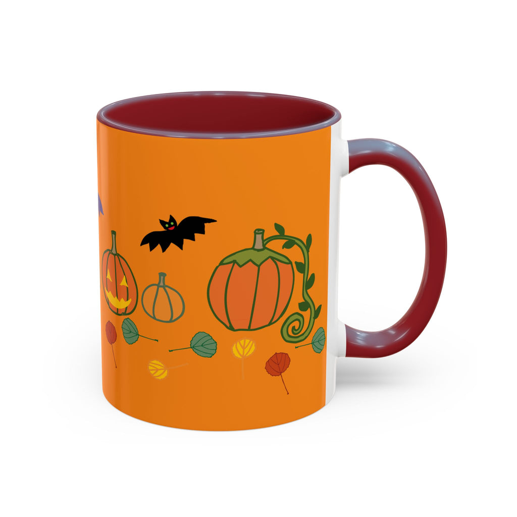 Halloween Cat & Pumpkin Coffee Mug | Spooky Vibes, Black Cat Gift, Fall Decor, Autumn Cup, Halloween Kitchenware