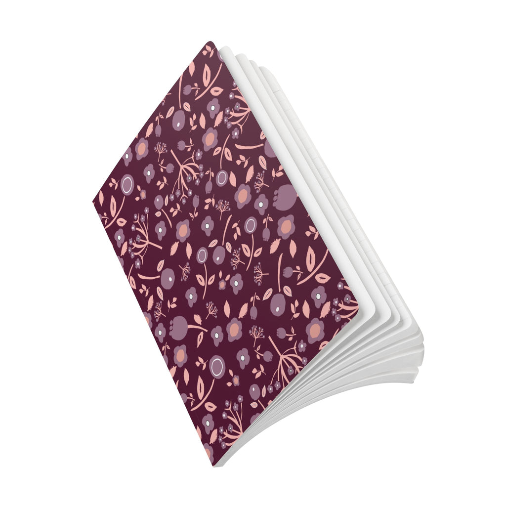 Wild flower floral Softcover Journal (with Inside Prints)