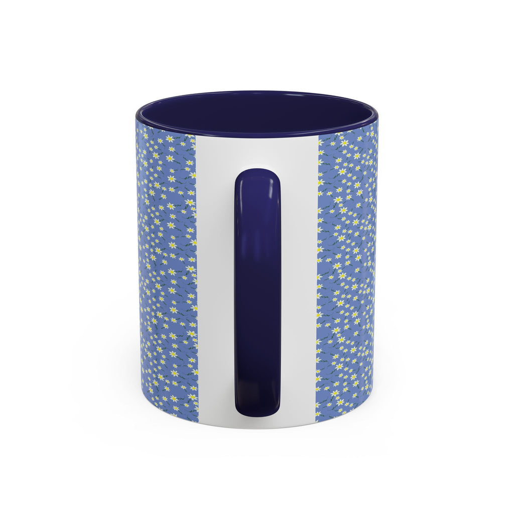 Mini Daisy Dot Pattern Mug | Accent Coffee Mug 11oz