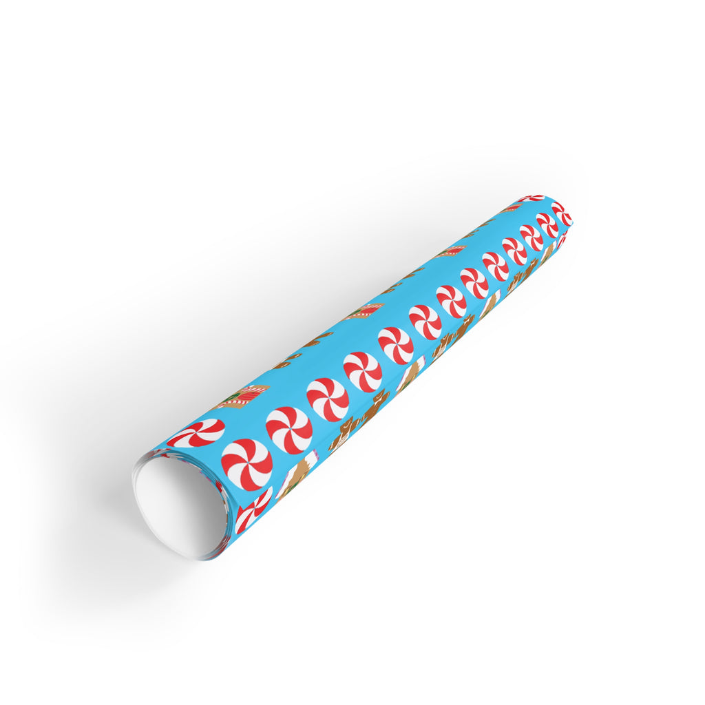 Christmas Gingerbread House Gift Wrapping Paper Roll