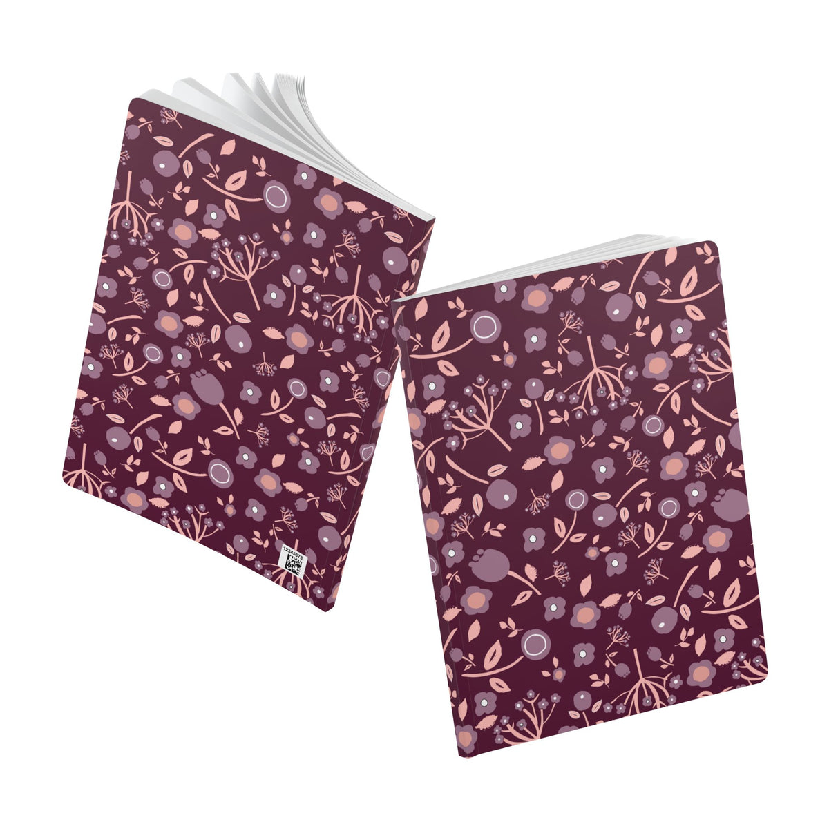 Wild flower floral Softcover Journal (with Inside Prints)