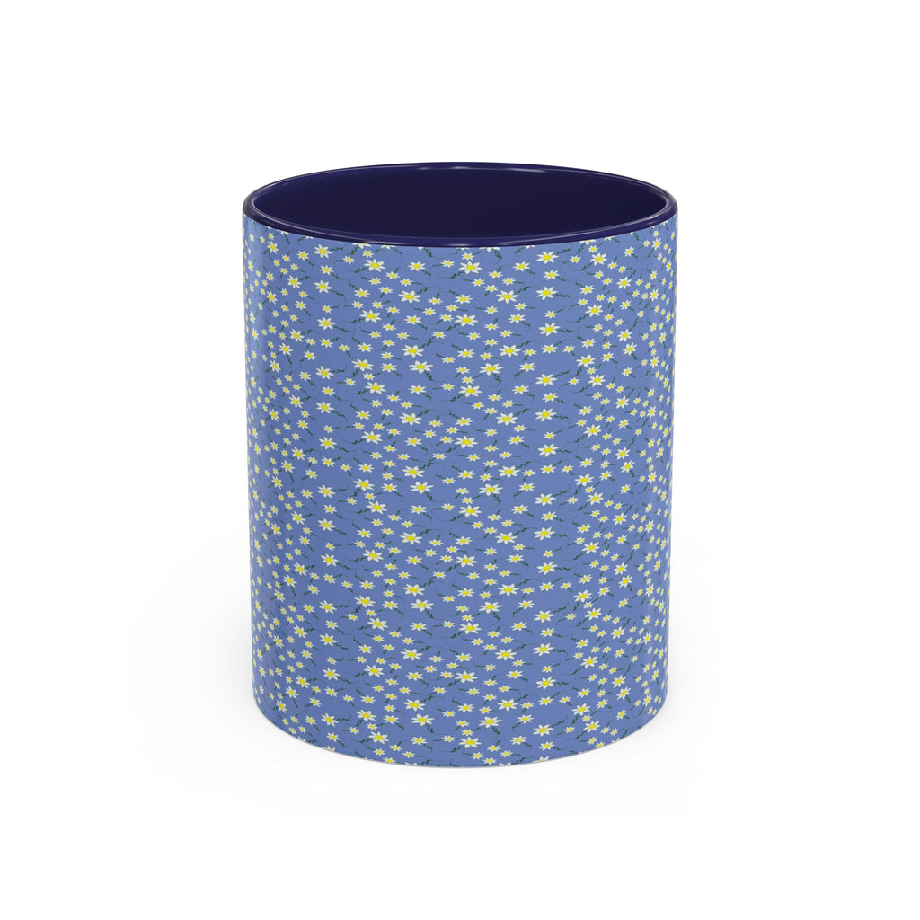 Mini Daisy Dot Pattern Mug | Accent Coffee Mug 11oz