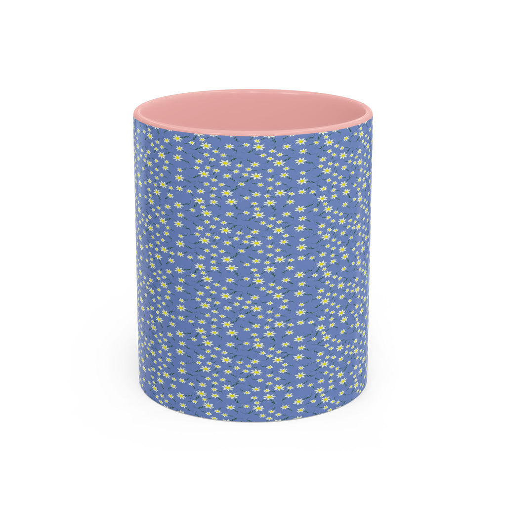 Mini Daisy Dot Pattern Mug | Accent Coffee Mug 11oz