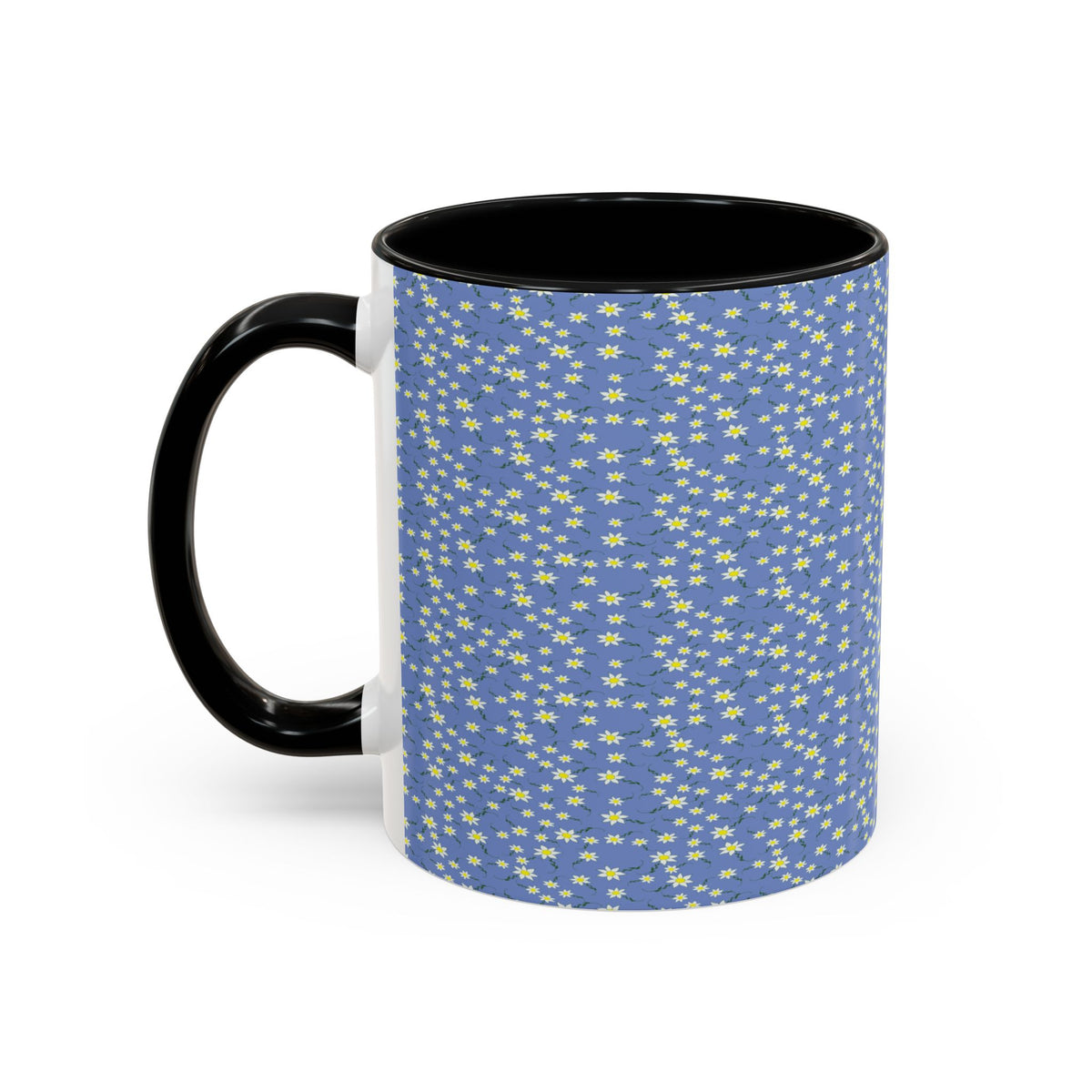 Mini Daisy Dot Pattern Mug | Accent Coffee Mug 11oz