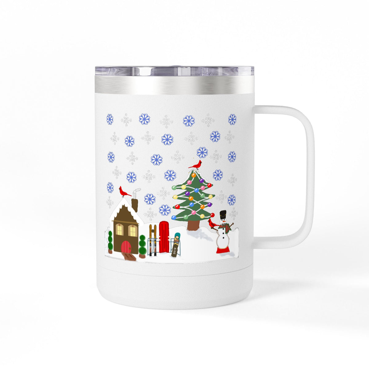 Travel Holiday themed Coffee Mug Tumbler, 15oz