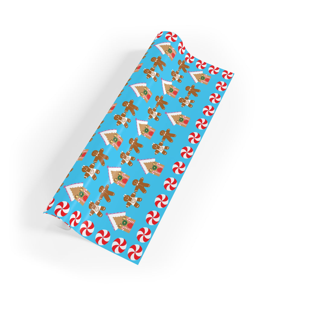 Christmas Gingerbread House Gift Wrapping Paper Roll